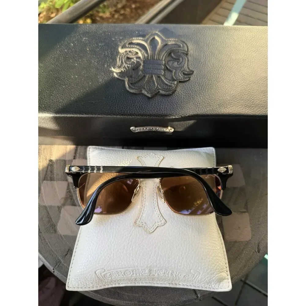 Chrome Hearts TIMMMMBR I Factory 24K Gold Lenses Gold Plated Rare Discontinued